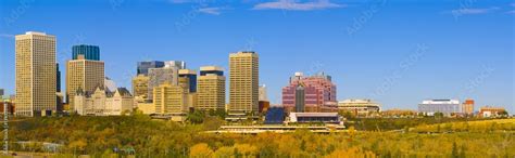 Edmonton Skyline Stock Photo | Adobe Stock