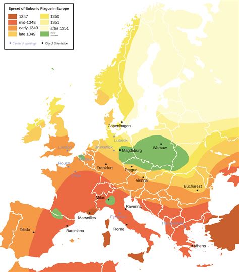 The Black Death: Map