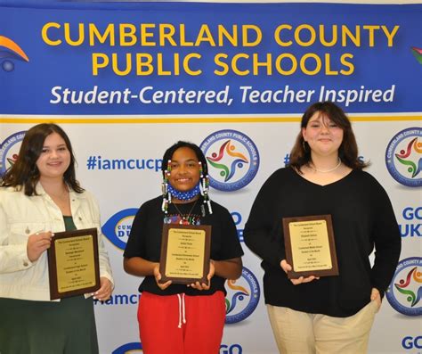 Cumberland School Board Recognizes Students of the Month | Cumberland County Public Schools