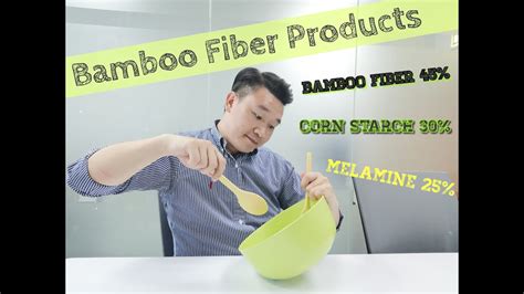 Bamboo Fiber Product - YouTube