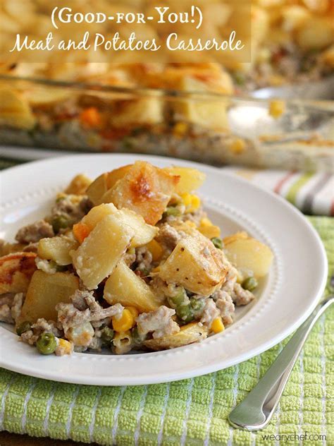 Good-for-You Meat and Potatoes Casserole - The Weary Chef