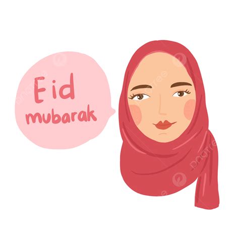 Hijab Mujer Que Dice Eid Mubarak PNG , Dibujos Animados, Personaje, Feliz Eid PNG y PSD para ...