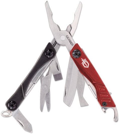 Gerber Dime Pocket Multi Tool 11-In-1 Red