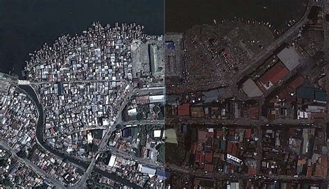 Before and after photos: Devastation from Typhoon Haiyan - LA Times