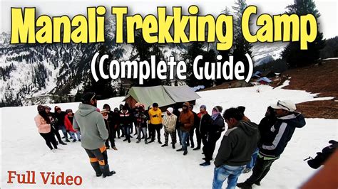 Manali Trekking Camp | Complete Guide | Student Program | Himachal Pradesh | BROZA ADVENTURES ...