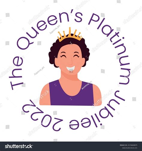 Queens Platinum Jubilee Celebration 2022 Background Stock Vector (Royalty Free) 2174684875 ...