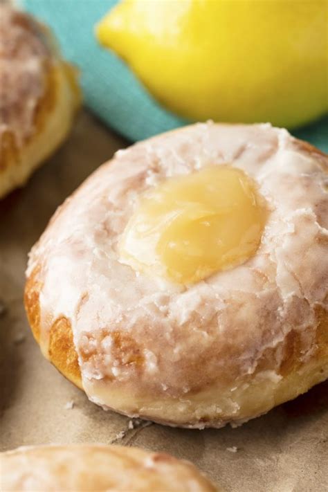 Lemon Filled Doughnuts