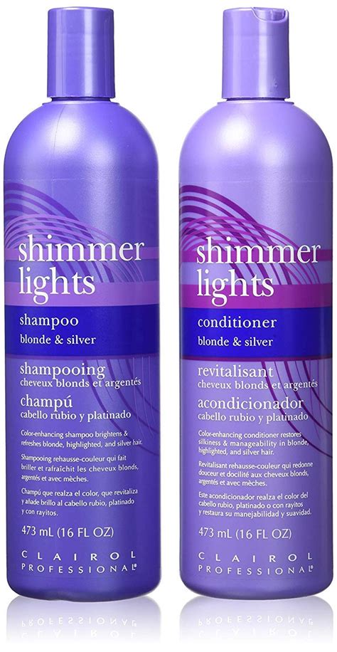 Clairol Shimmer Lights 16 oz. Shampoo + 16 oz. Conditioner (Combo Deal) - Buy Online in UAE ...