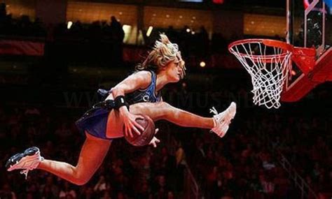 Slam Dunking NBA Girls | Fun