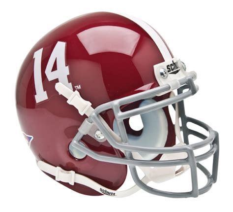 NEW ALABAMA CRIMSON TIDE #14 SCHUTT MINI FOOTBALL HELMET | eBay