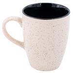 Buy Tibros Ceramic Stoneware Sparkle 1116 Single Tea/Coffee Mug - Lightweight, Durable, Black ...