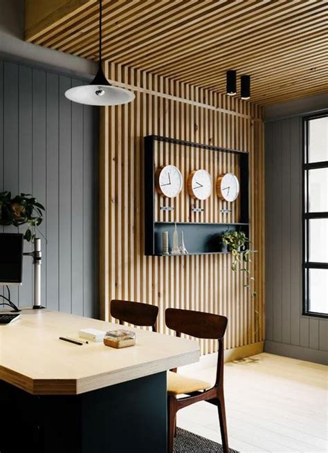 Wood Slat Trend | Wood slat wall, Wood slat ceiling, Wooden ceiling design