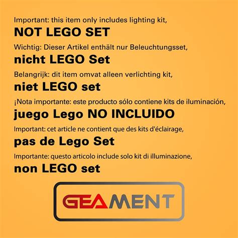 Buy GEAMENT LED Light Kit for 2020 The Mandalorian The Razor Crest - Compatible with Lego Star ...
