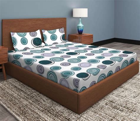 Buy Geometric Single Bed Sheets Online in India - WoodenStreet