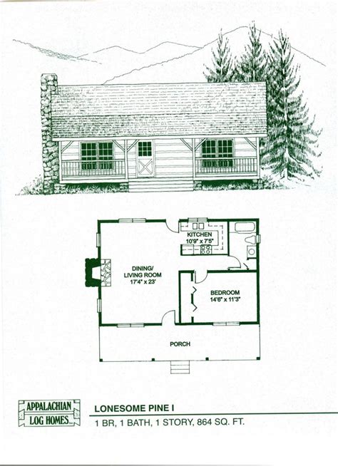 New 1 Bedroom Log Cabin Floor Plans - New Home Plans Design