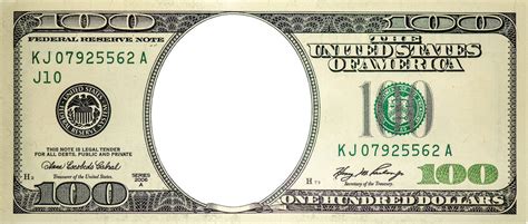 100 Dollar Bill Printable