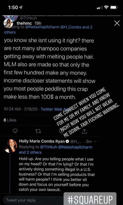 Found in Holly Marie Combs Instagram story. : r/antiMLM