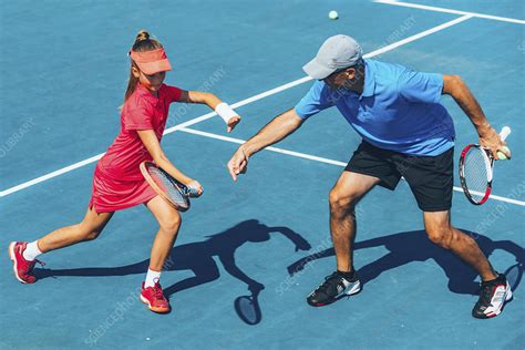 Tennis training - Stock Image - F024/8180 - Science Photo Library