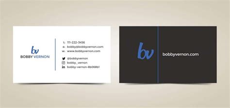 Author Business Cards & Bookmarks for Bobby Vernon