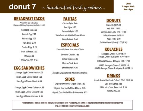 MENU - donut 7