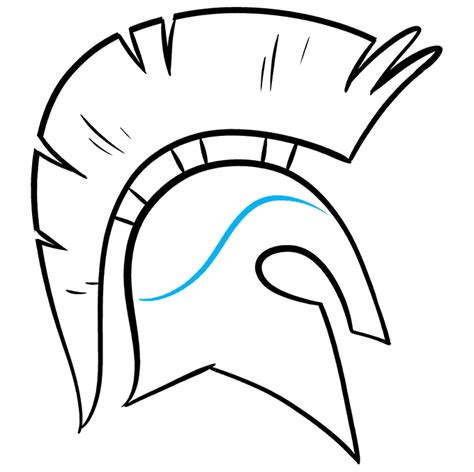 How To Draw A Spartan Helmet Really Easy Drawing Tutorial Youtube ...