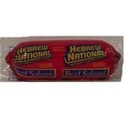 Hebrew National Salami, Beef: Calories, Nutrition Analysis & More | Fooducate