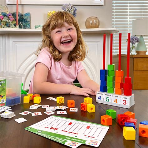 Kids First Math: Stacking Block Abacus Math Kit with Activity Cards – Thames & Kosmos