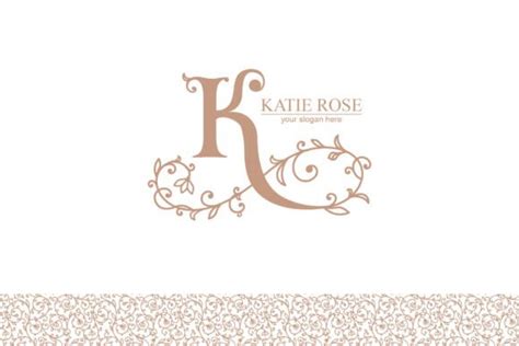 K Logo, Letter K Monogram, Style – Floral Graphic by wihal · Creative ...