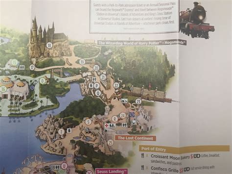 Wizarding World of Harry Potter Hogsmeade Map - ThemeParkHipster