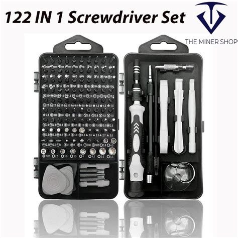 122 in 1 Computer Repair Kit, Magnetic Laptop Screwdriver Kit ...