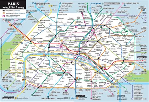 Plan De Metro De Paris