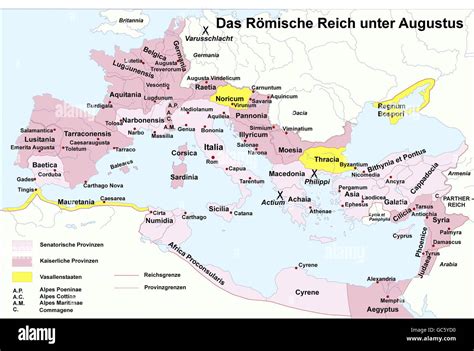 Roman Empire Augustus Map