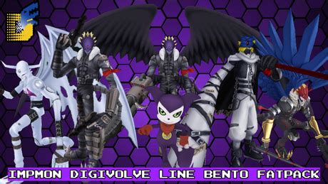 Second Life Marketplace - ::Demon Lords Series:: Impmon Digivolve Line ...