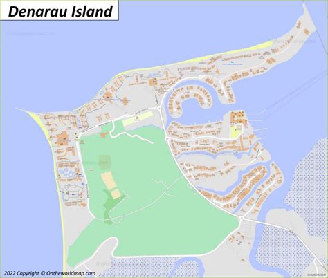 Denarau Island Map | Fiji | Detailed Maps of Denarau Island