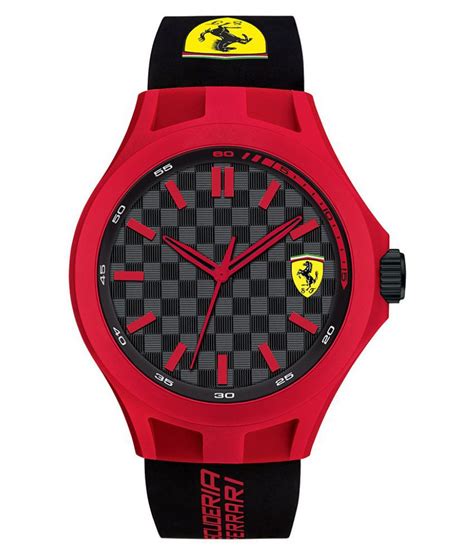 Scuderia Ferrari Black Analog Watch - Buy Scuderia Ferrari Black Analog Watch Online at Best ...