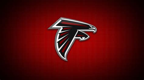 HD wallpaper: falcons, Atlanta Falcons, logo, red background, minimalism | Wallpaper Flare