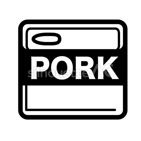 Pork can 180068 - Free Download - silhouetteAC