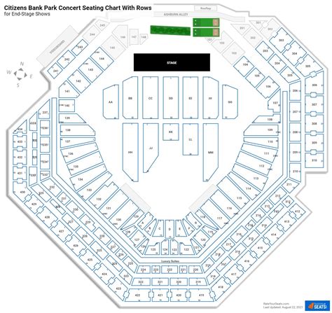 Citizens Bank Park Seating Charts for Concerts - RateYourSeats.com