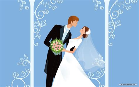 Animated Wedding - Weddings Wallpaper (31771375) - Fanpop