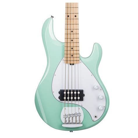 Sterling SUB Ray5 Bass MN, Mint Green at Gear4music