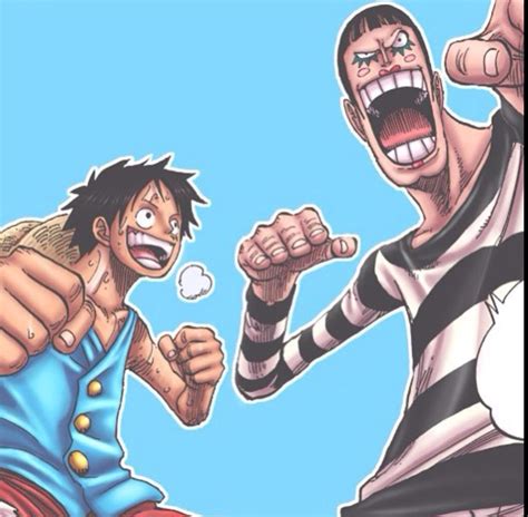 Monkey D. Luffy and Mr.2 Bon Clay | Mangá one piece, Anime, One piece