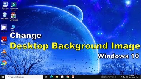 How to Change Desktop Background Image In Windows 10 - YouTube