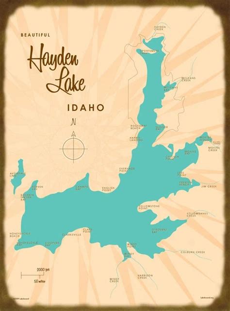 Explore The Beauty Of Hayden Lake Idaho With Our Comprehensive Map ...