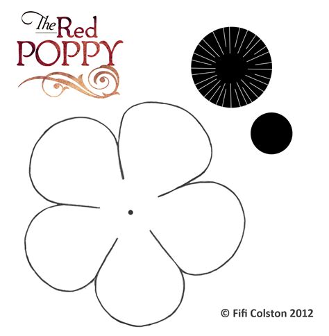 Template Poppy Flower - ClipArt Best