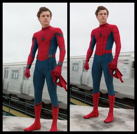 More classic design of MCU Spidey suit. Which do you prefer? Credit to ...