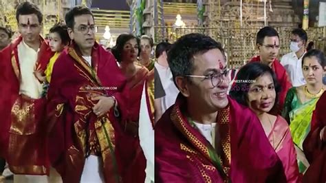 Supreme Court Chief Justice DY Chandrachud Prays At Padmavati Temple ...