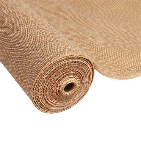 Instahut 50% Shade Cloth 3.66x20m Shadecloth Sail Heavy Duty Beige