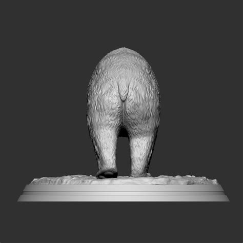 BEAR 3d print model sculpture of 3D model 3D printable | CGTrader