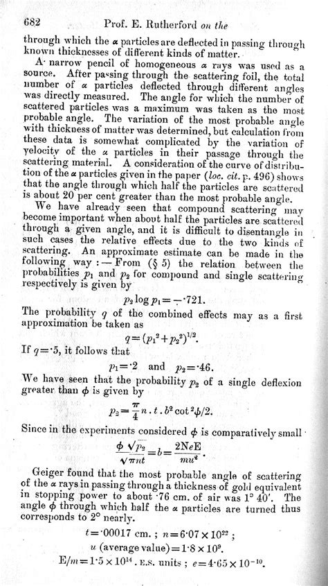 Rutherford's discovery of the nucleus-682