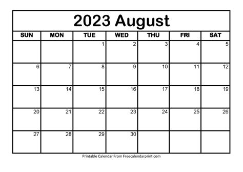 august 2023 calendar free printable calendar - august 2023 calendar printable pdf template ...